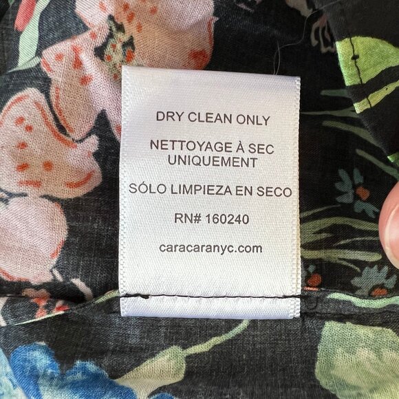 Cara Cara Tory Sleeveless Ruffle Mini Dress Garden Floral Sundress Wedding Guest - Picture 12 of 15